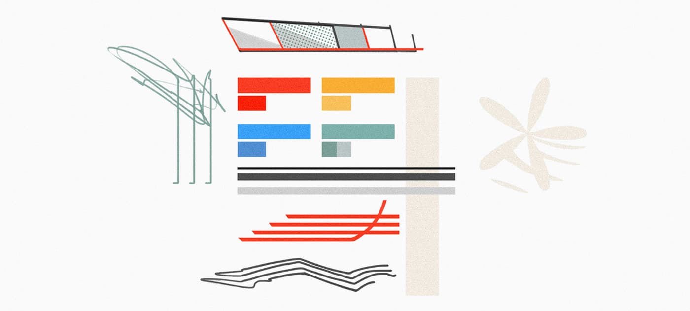 Color, line and pattern studies developed for the Estranged illustration series.