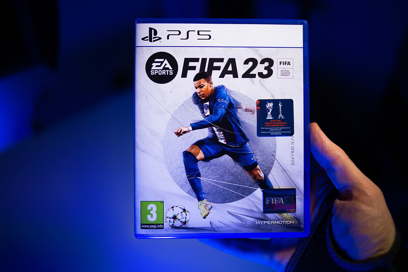 Kylian Mbappé FIFA 23 cover illustration