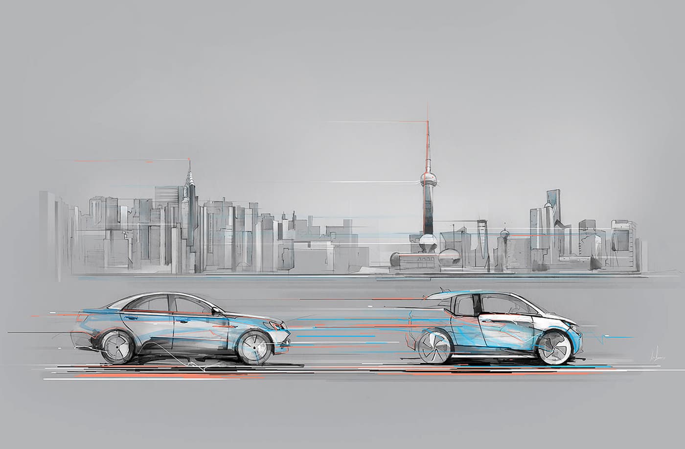 Connected vehicles in a modern city environment