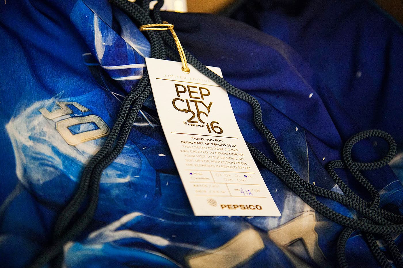 Pep City 2016 limited edition jacket tag